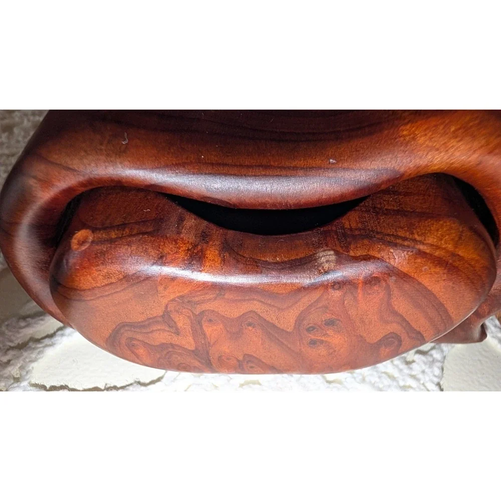 Vintage Fred Marilyn Buss Redwood Burl Puzzle Box MCM Organic Sculptural Jewelry